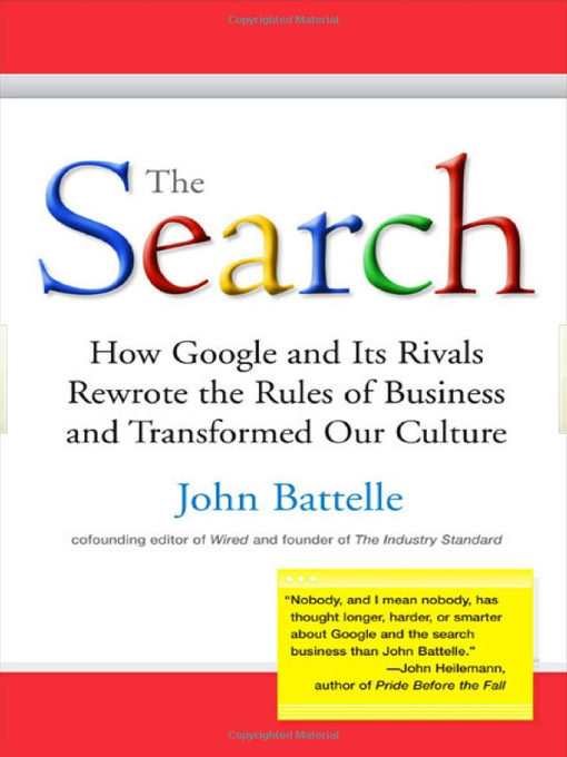 Title details for The Search by John Battelle - Available